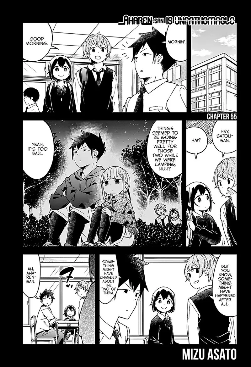 Aharen-san wa Hakarenai Chapter 55 page 2