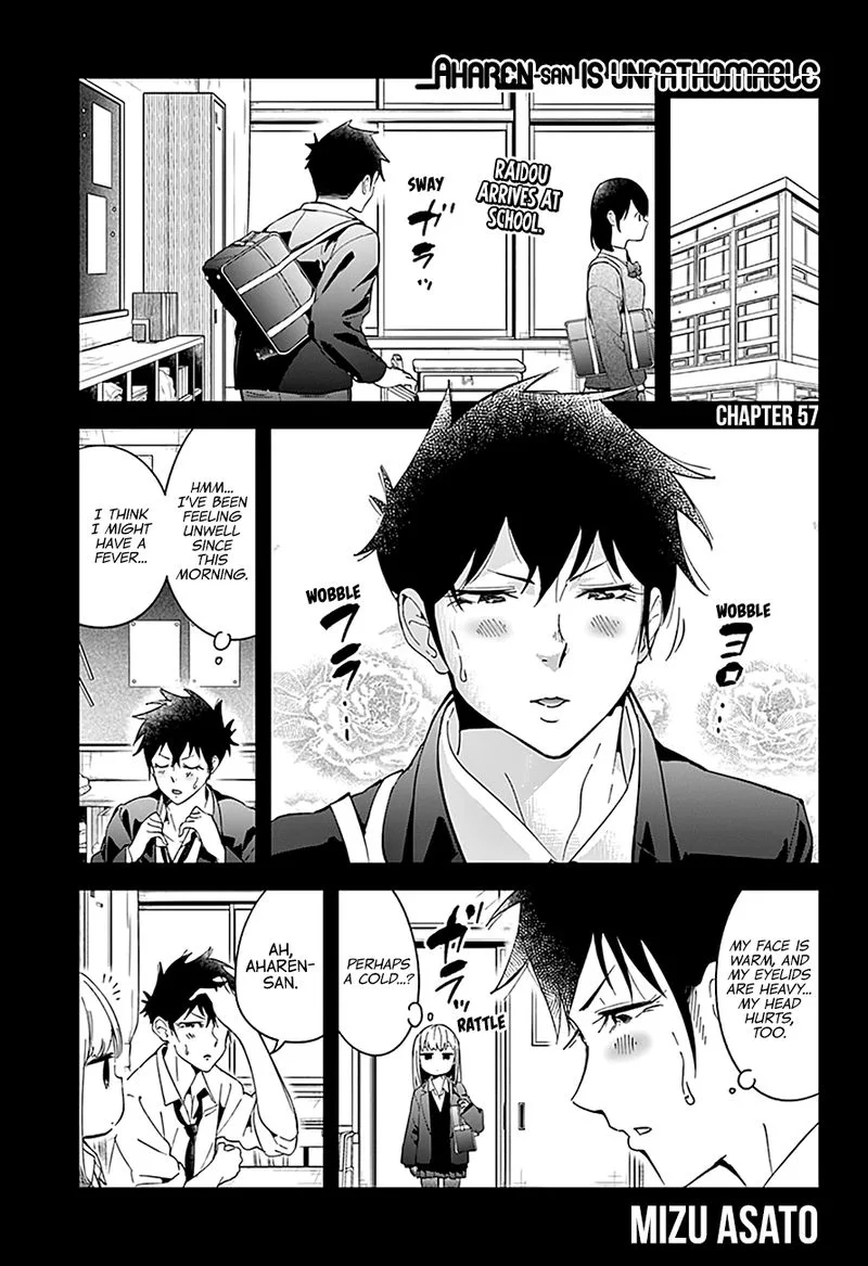 Aharen-san wa Hakarenai Chapter 57 page 2