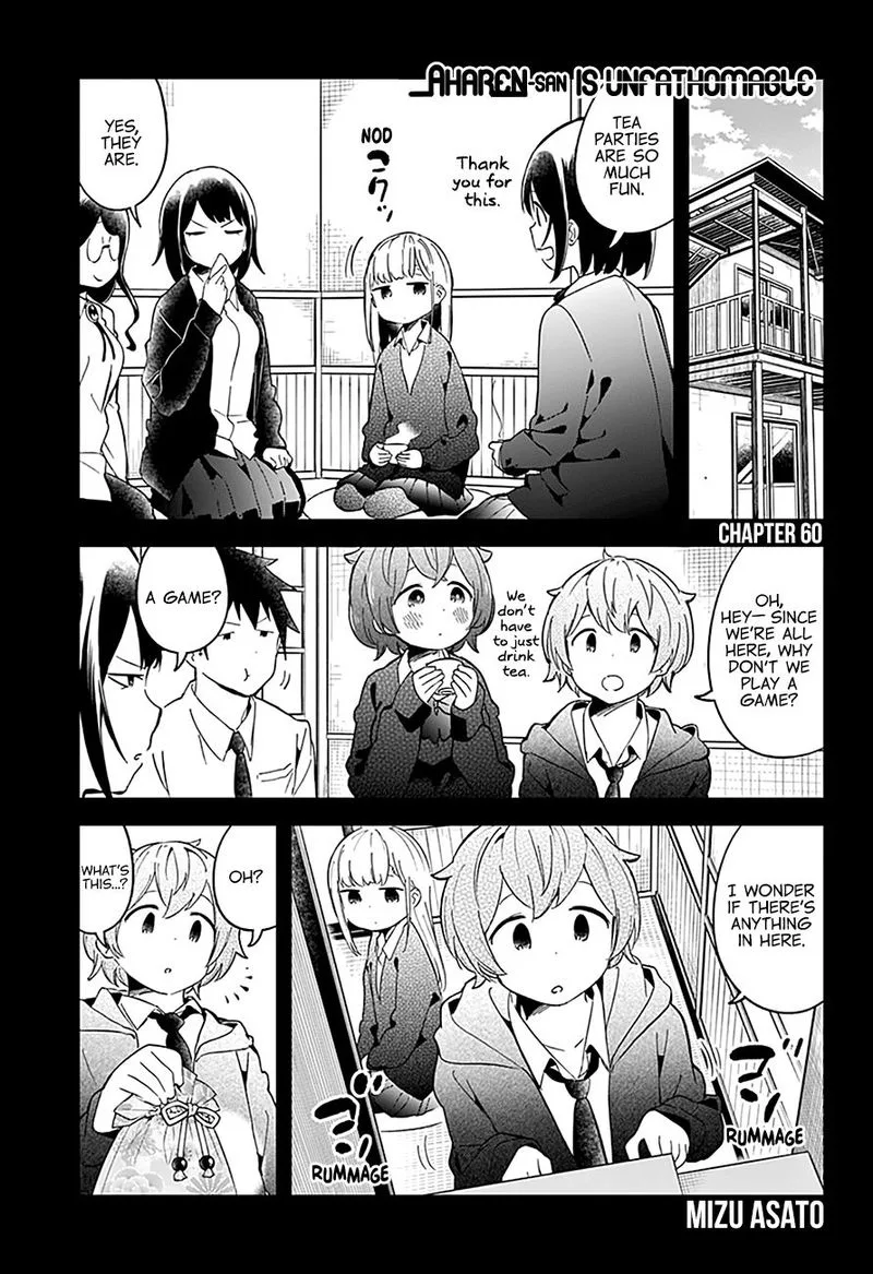 Aharen-san wa Hakarenai Chapter 60 page 1