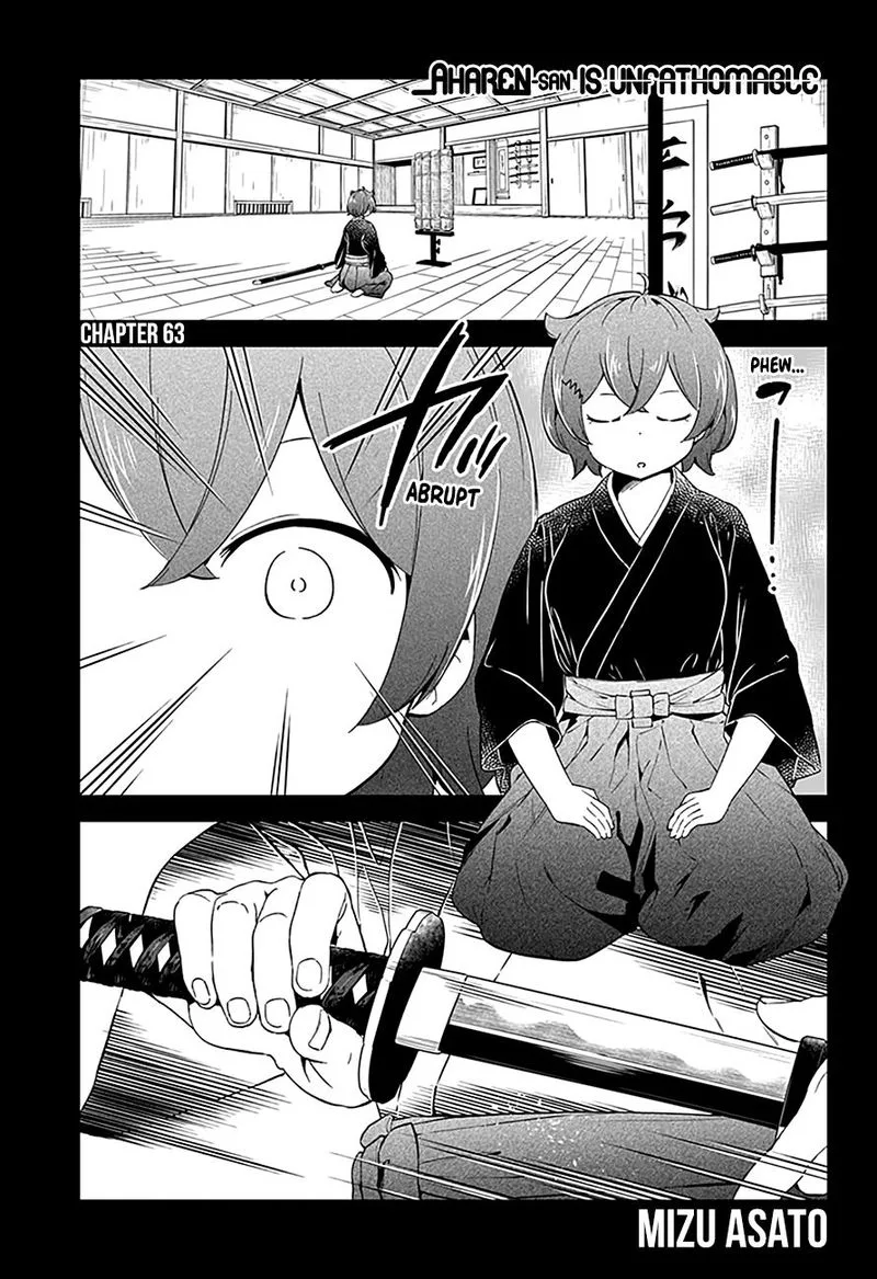 Aharen-san wa Hakarenai Chapter 63 page 1