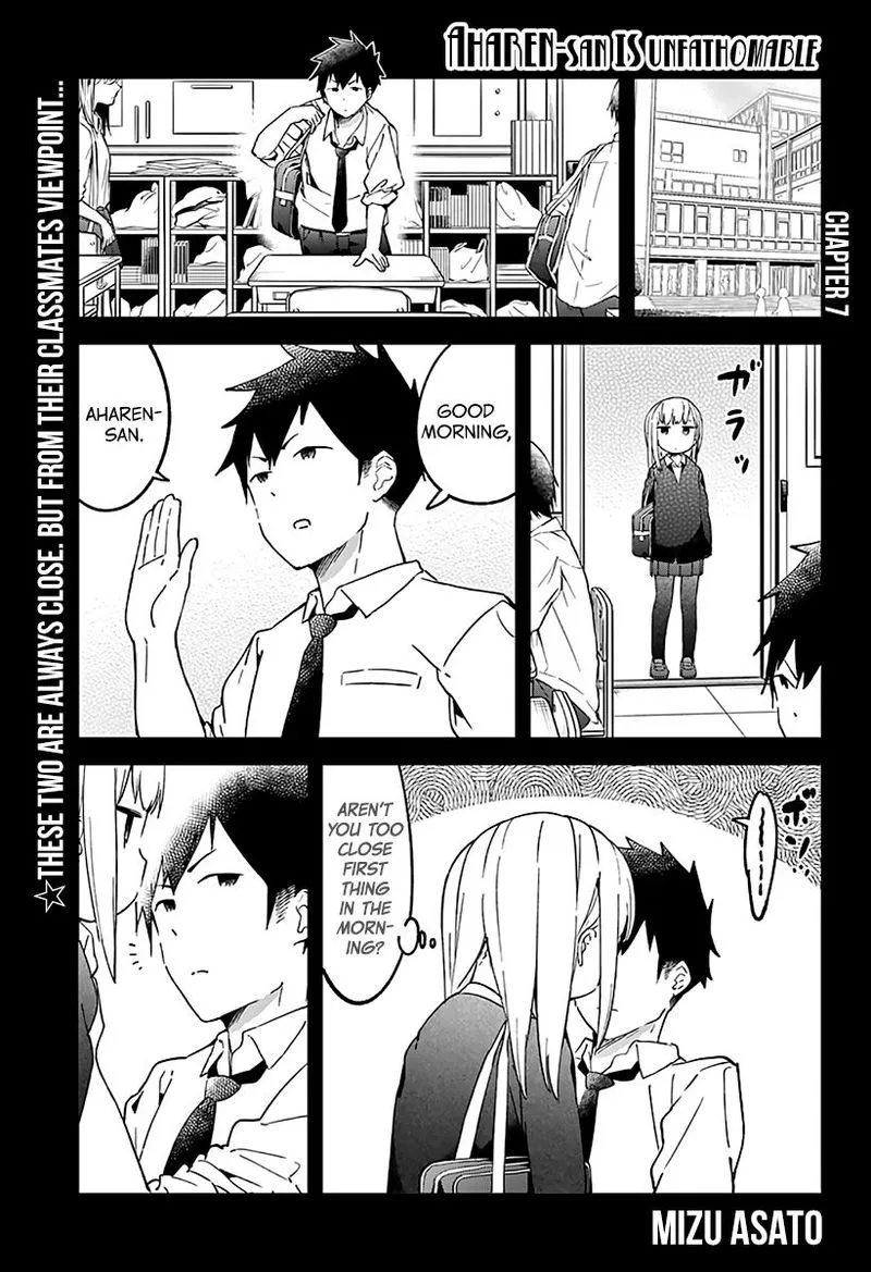 Aharen-san wa Hakarenai Chapter 7 page 1