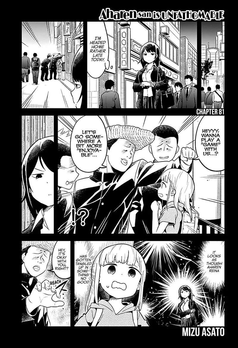 Aharen-san wa Hakarenai Chapter 81 page 1
