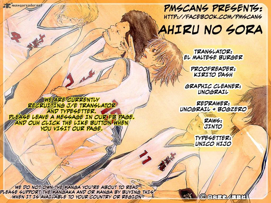 Ahiru no Sora Chapter 124 page 1