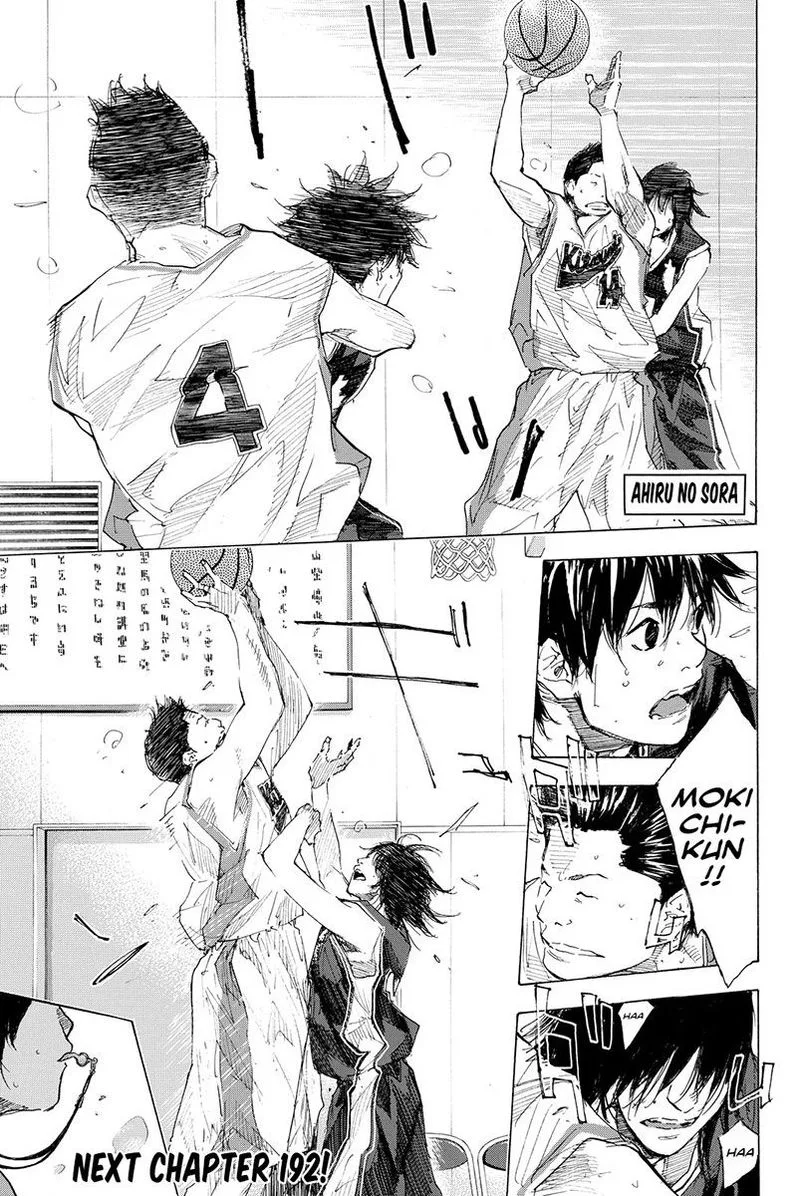 Ahiru no Sora Chapter 191 page 17