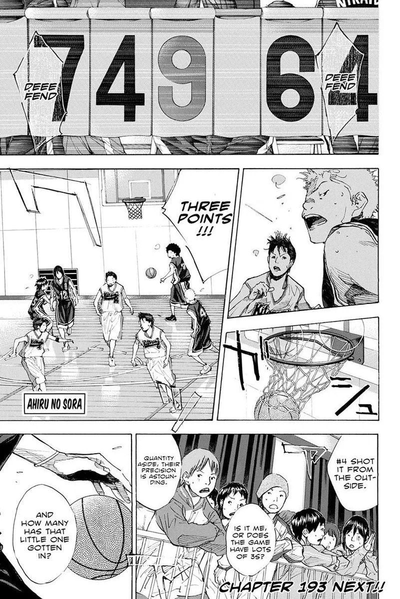 Ahiru no Sora Chapter 192 page 43