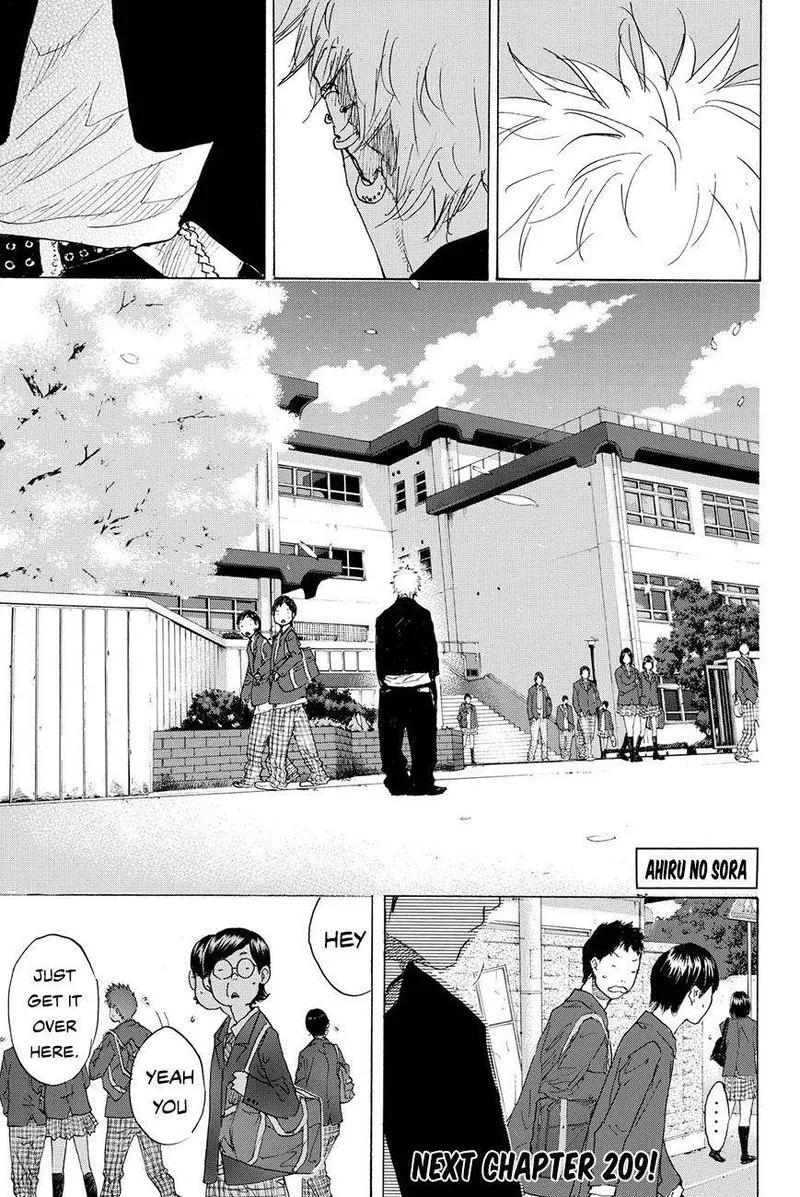 Ahiru no Sora Chapter 208 page 21