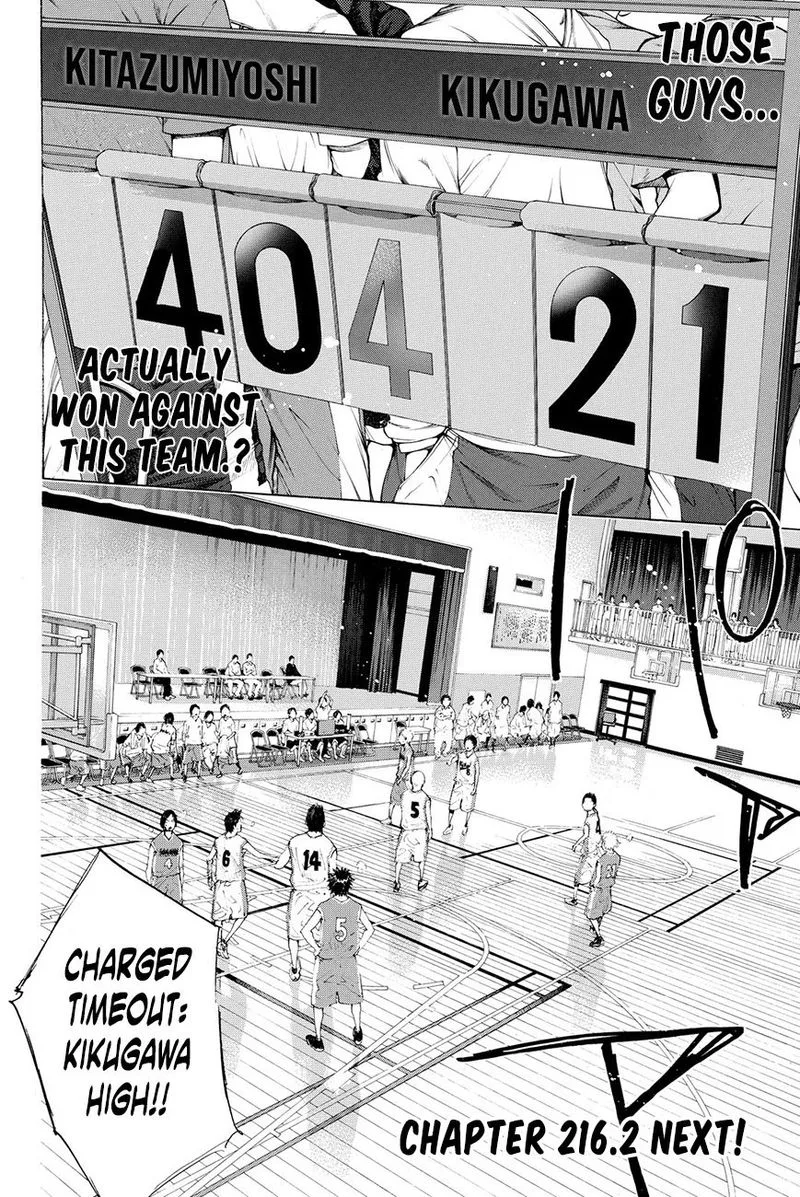Ahiru no Sora Chapter 216 page 16