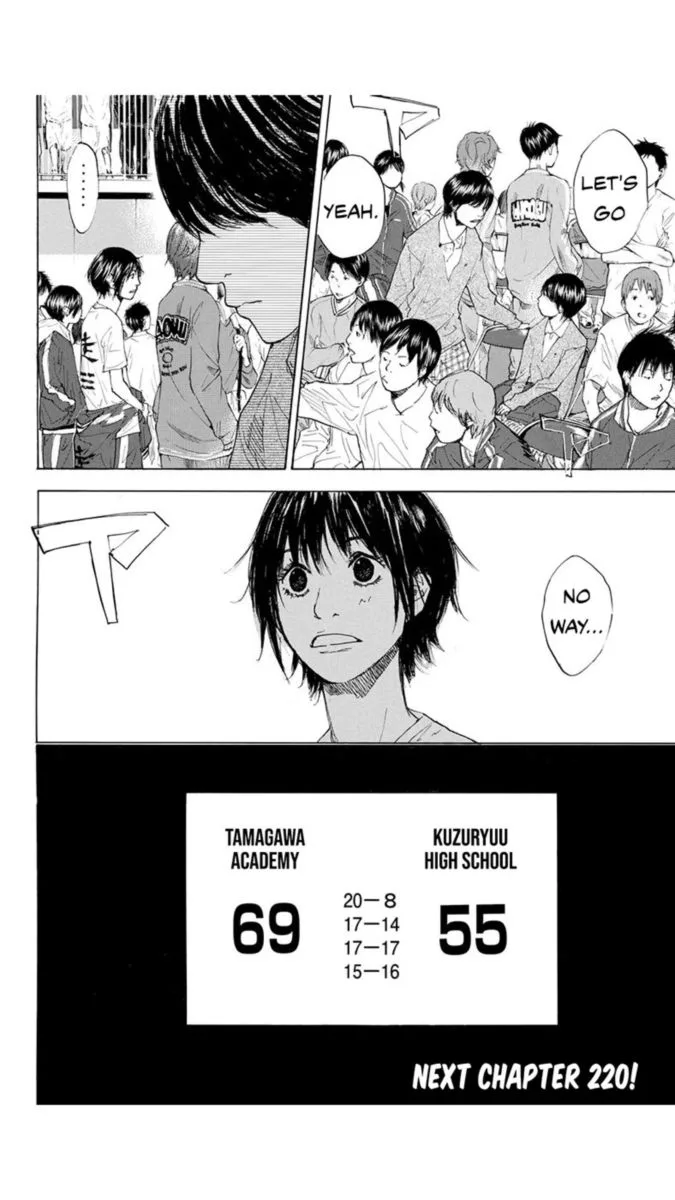Ahiru no Sora Chapter 219 page 19
