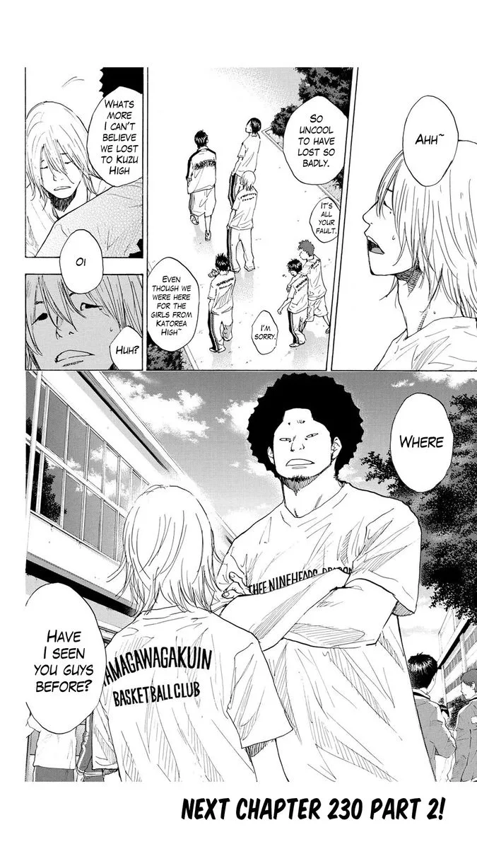 Ahiru no Sora Chapter 230 page 18