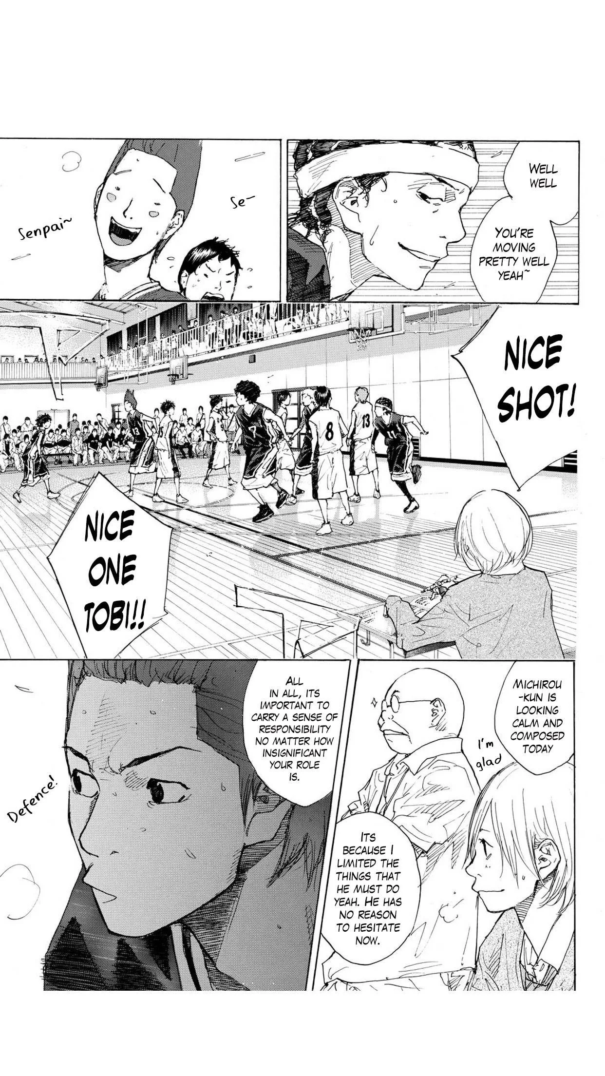 Ahiru no Sora Chapter 233 page 17