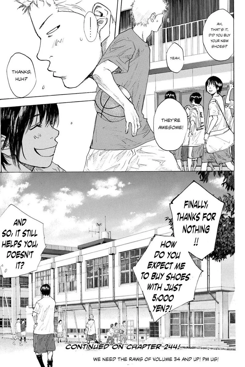 Ahiru no Sora Chapter 243 page 36