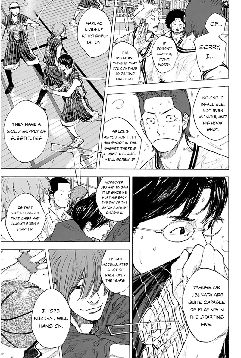 Ahiru no Sora Chapter 249.3 page 15