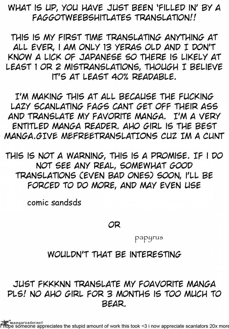 Aho Girl Chapter 120 page 24