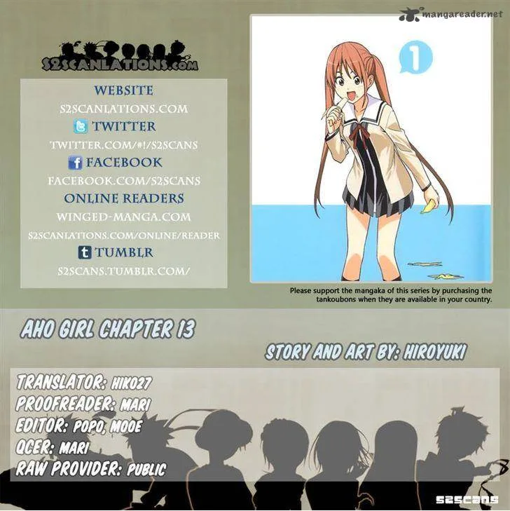 Aho Girl Chapter 13 page 8
