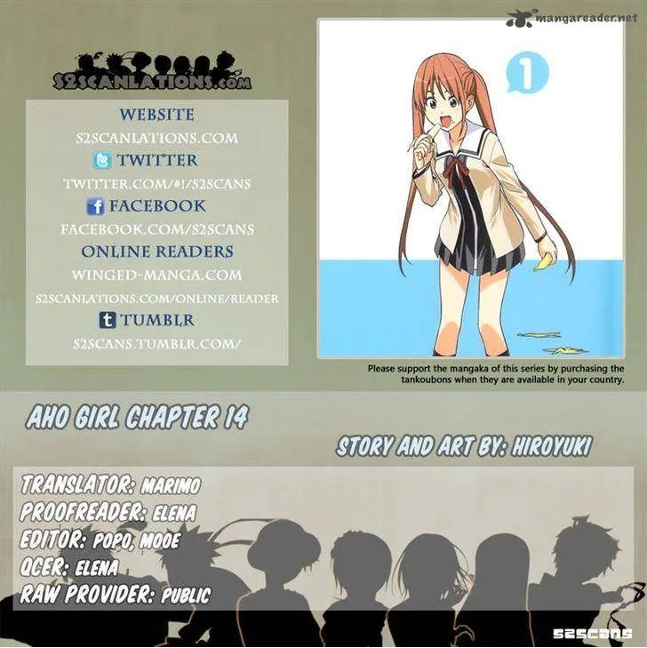 Aho Girl Chapter 14 page 8