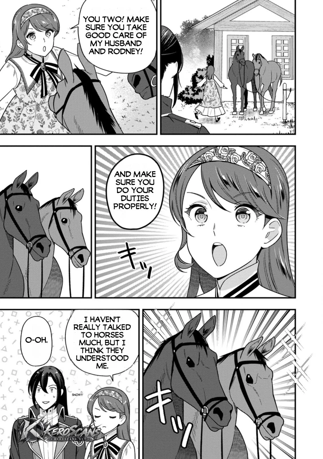 Aisanai to Iwaremashite mo ~Moto Maou no Hakushaku Reijou wa Kimajime Gunjin ni Ezuke wo Sarete Shiawase ni naru~ Chapter 34.1 page 3