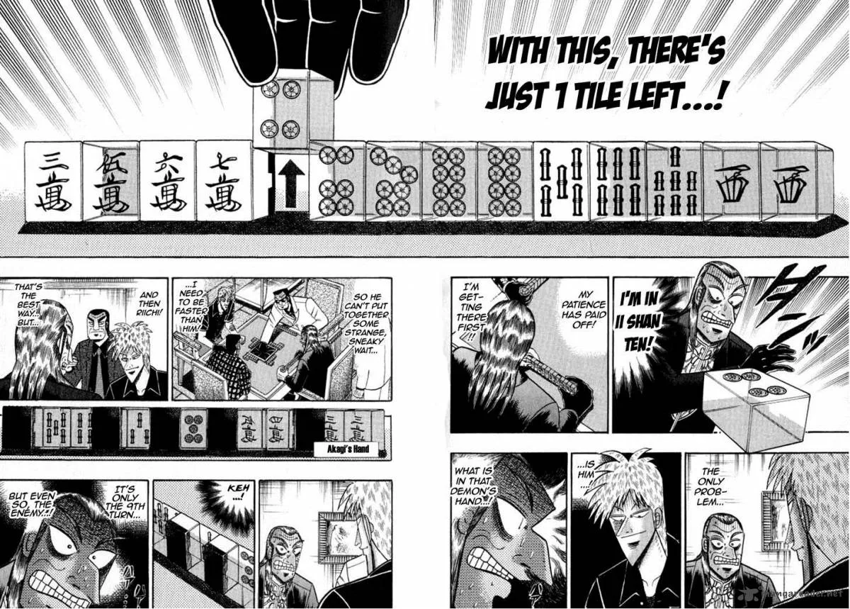 Akagi Chapter 128 page 14