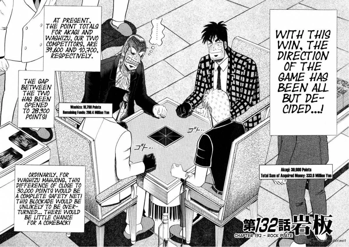 Akagi Chapter 132 page 2
