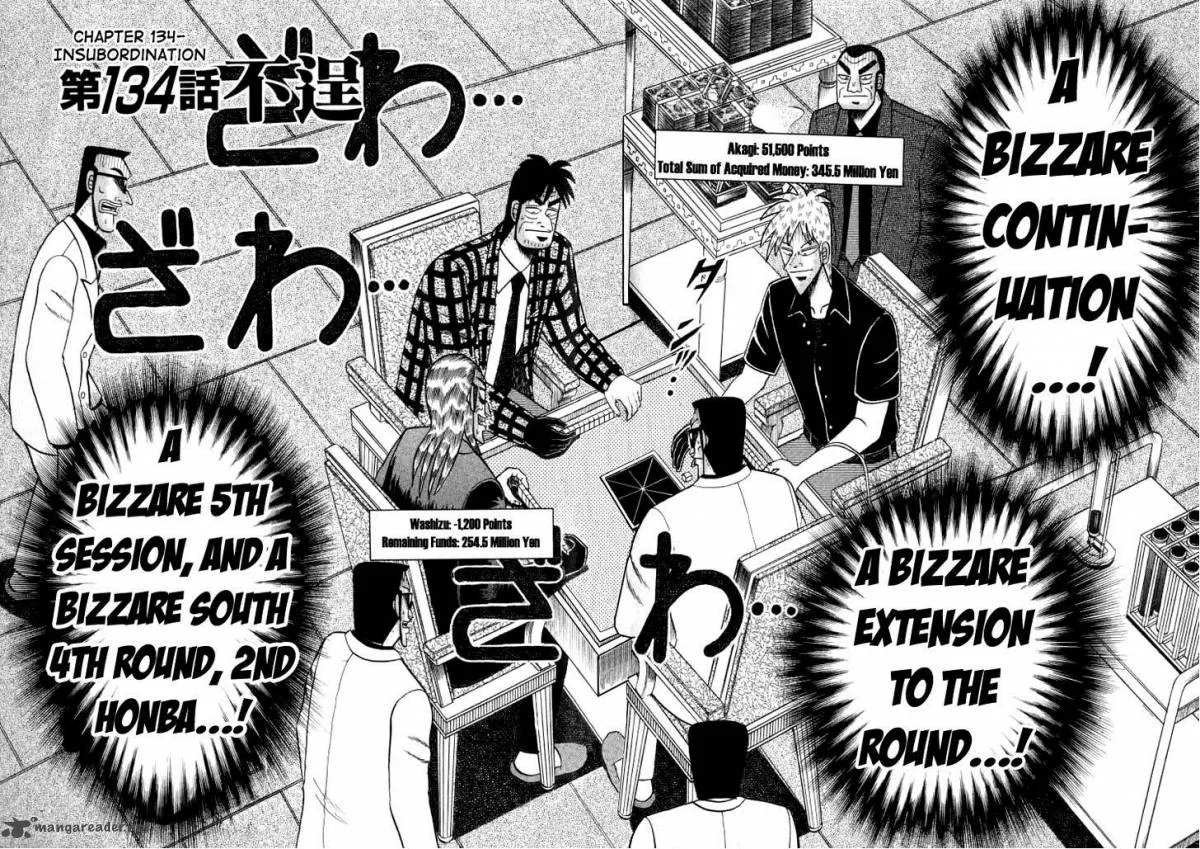 Akagi Chapter 134 page 2