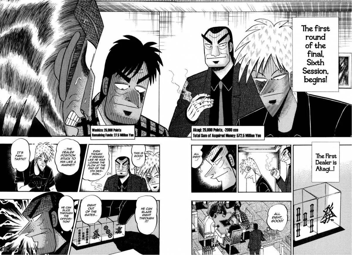 Akagi Chapter 143 page 8