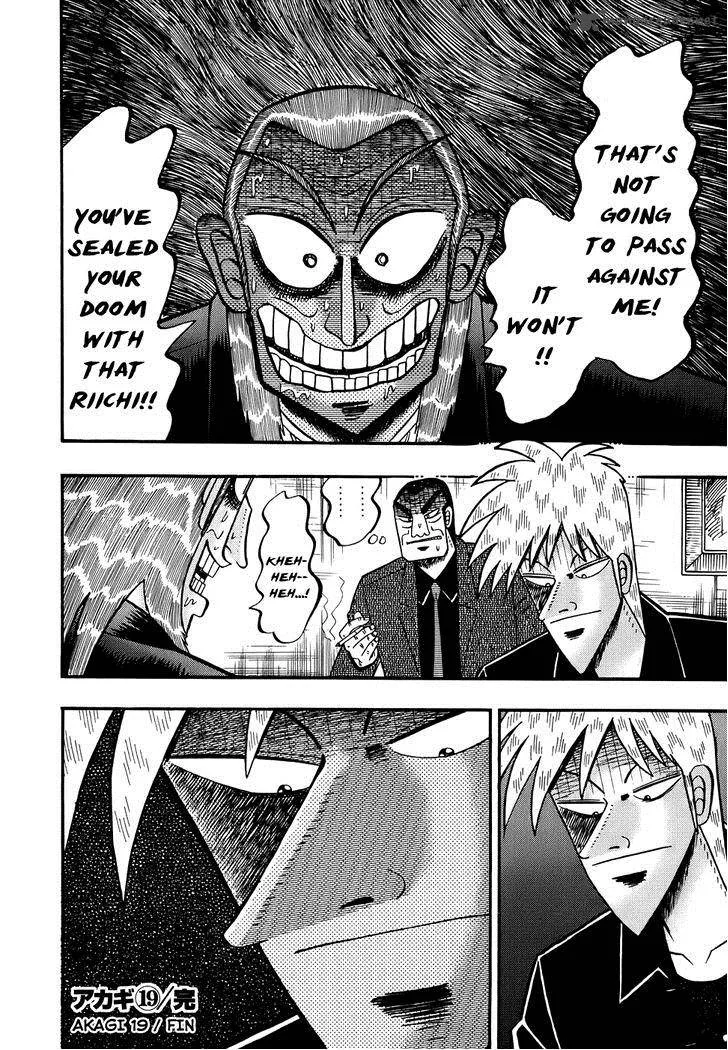 Akagi Chapter 168 page 24