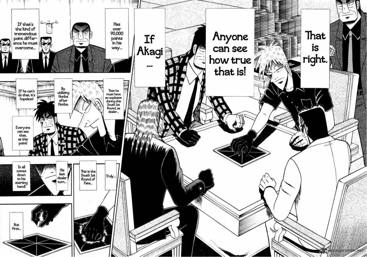 Akagi Chapter 174 page 13