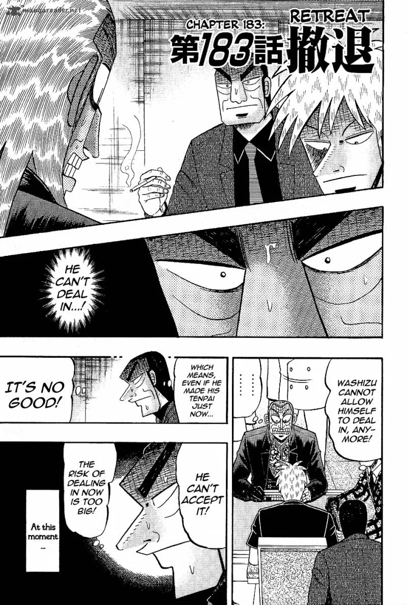Akagi Chapter 183 page 1