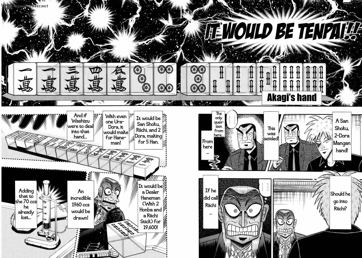 Akagi Chapter 191 page 14