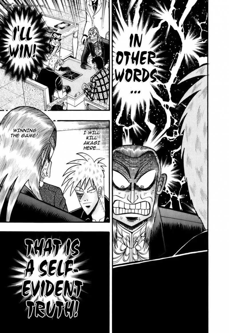 Akagi Chapter 199 page 15