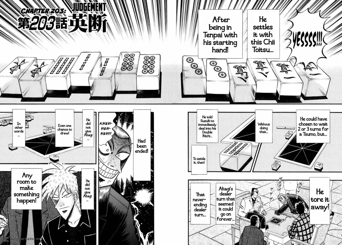 Akagi Chapter 203 page 2