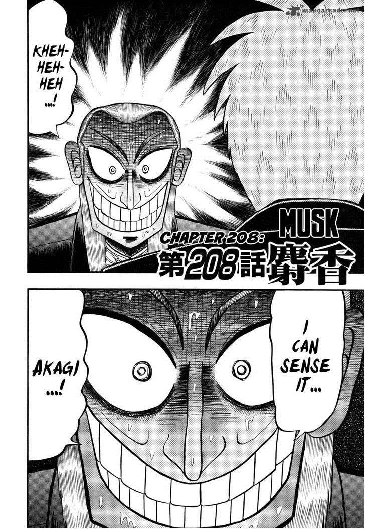 Akagi Chapter 208 page 1