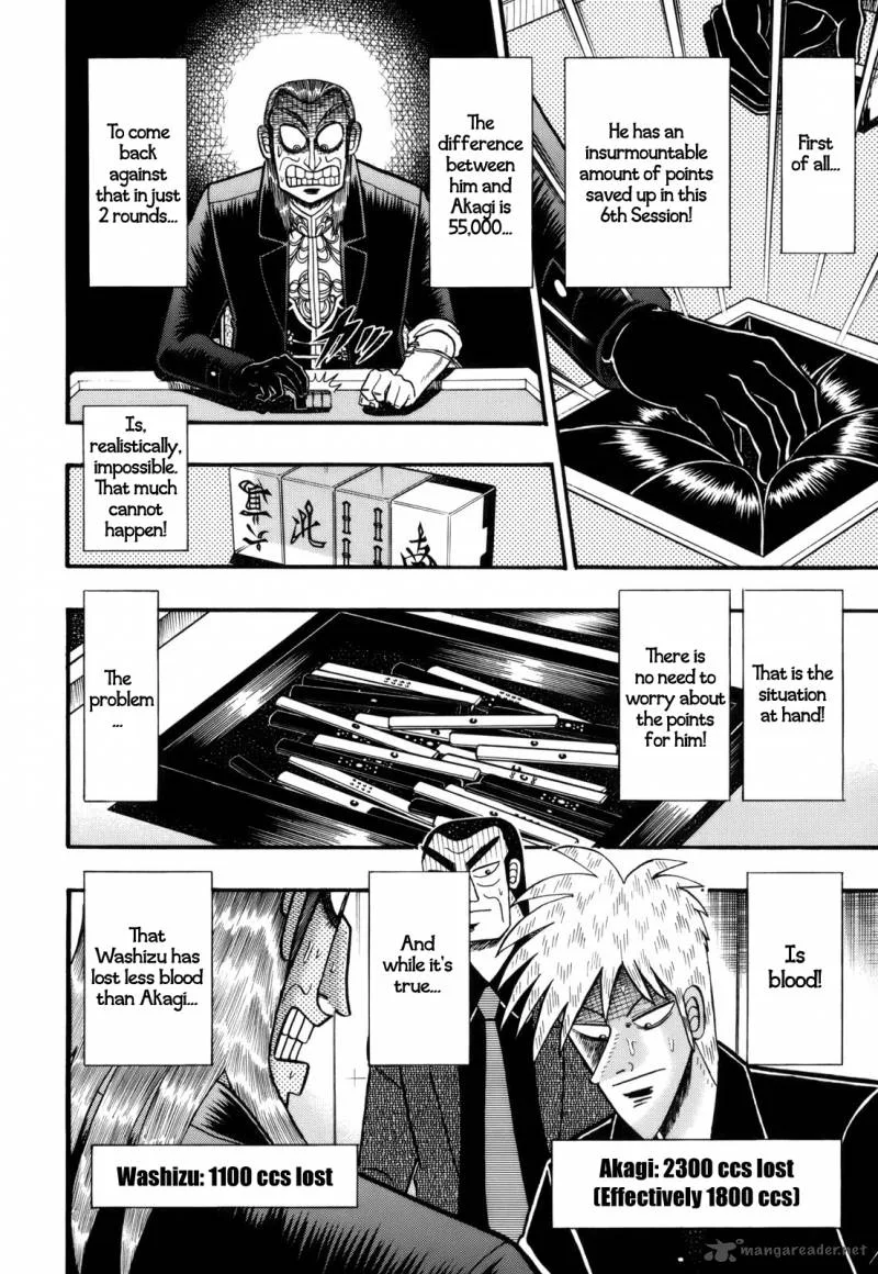 Akagi Chapter 214 page 14