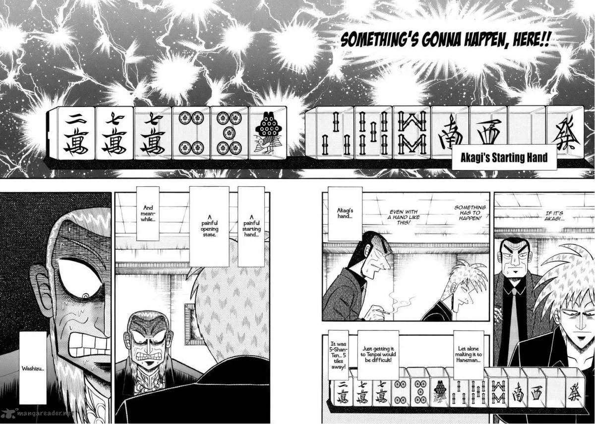 Akagi Chapter 216 page 6