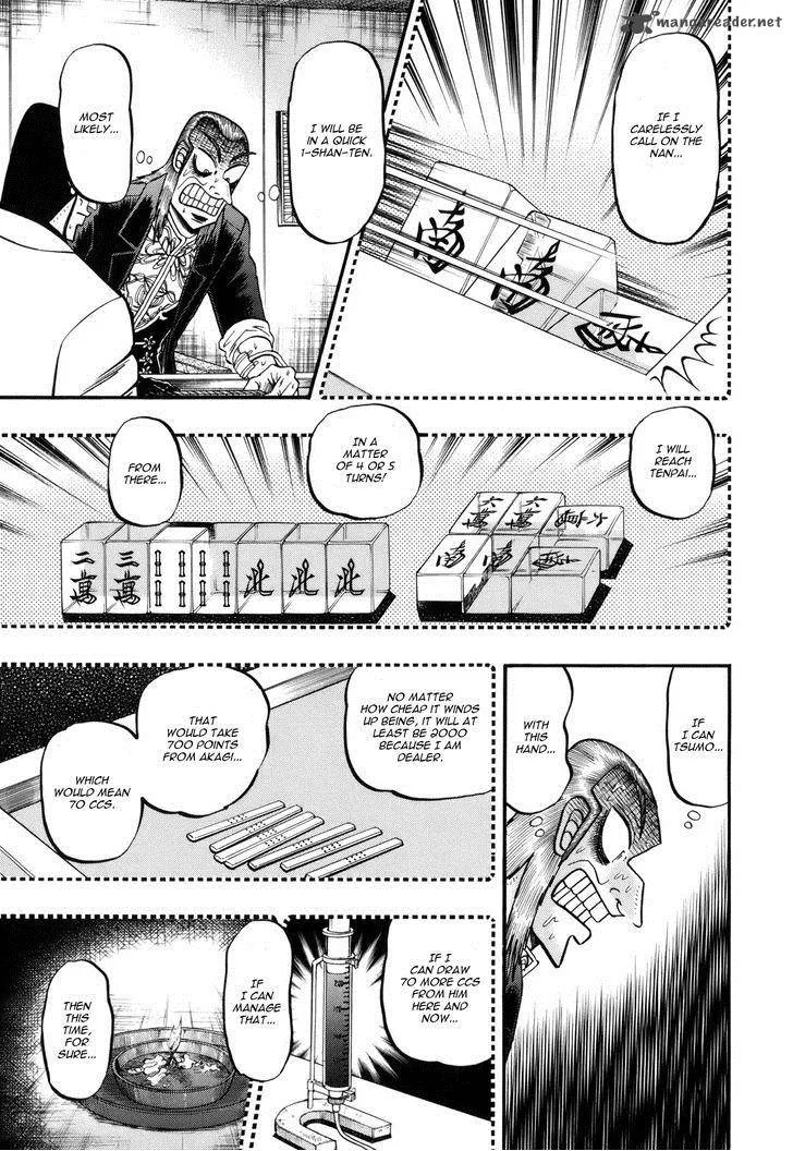 Akagi Chapter 216 page 9