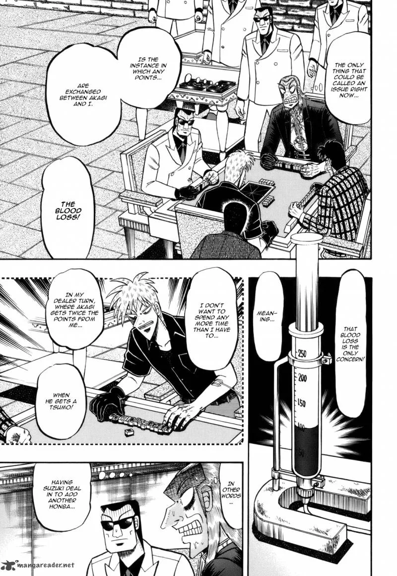 Akagi Chapter 218 page 9
