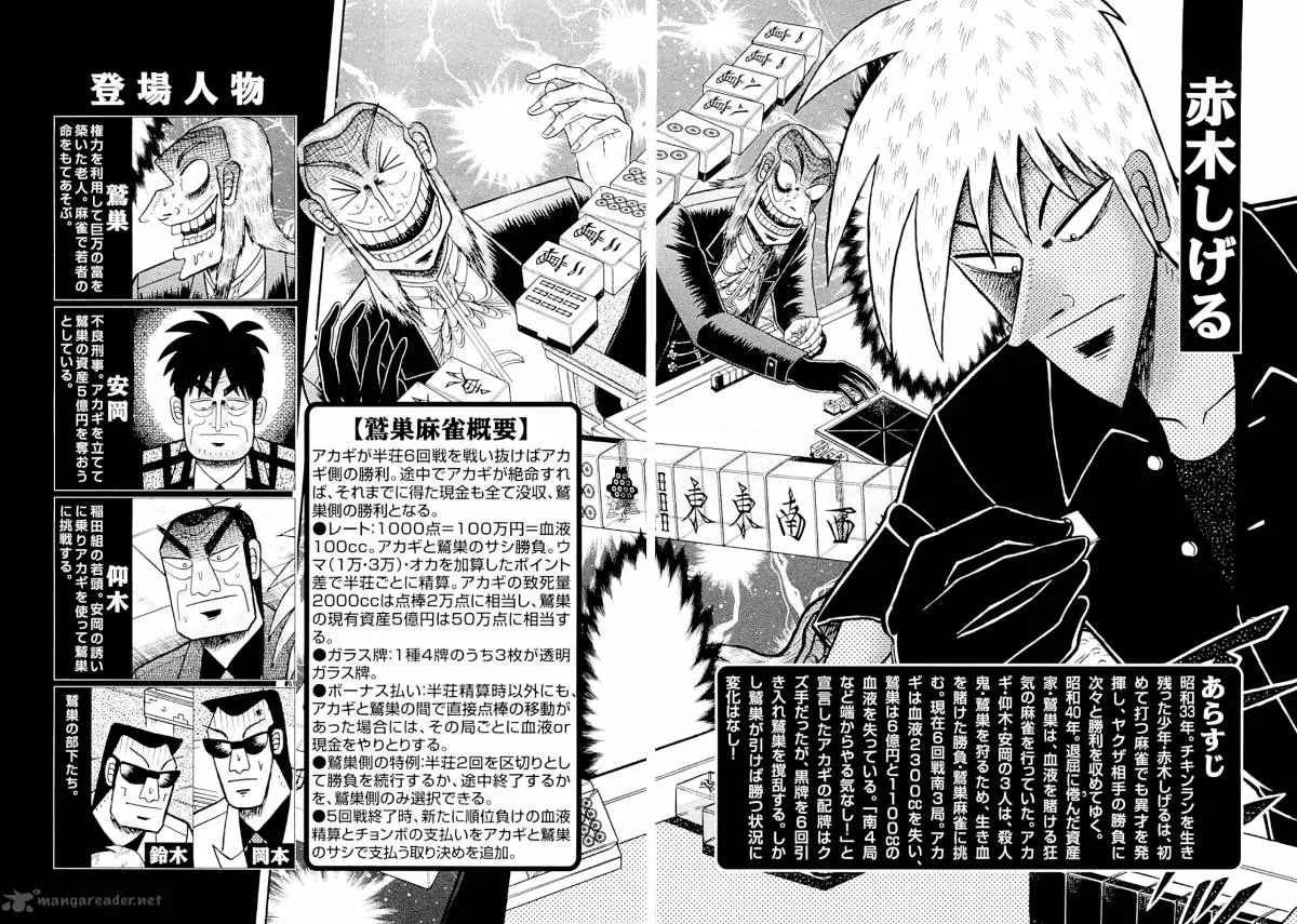 Akagi Chapter 222 page 6