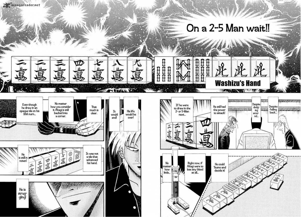 Akagi Chapter 223 page 14