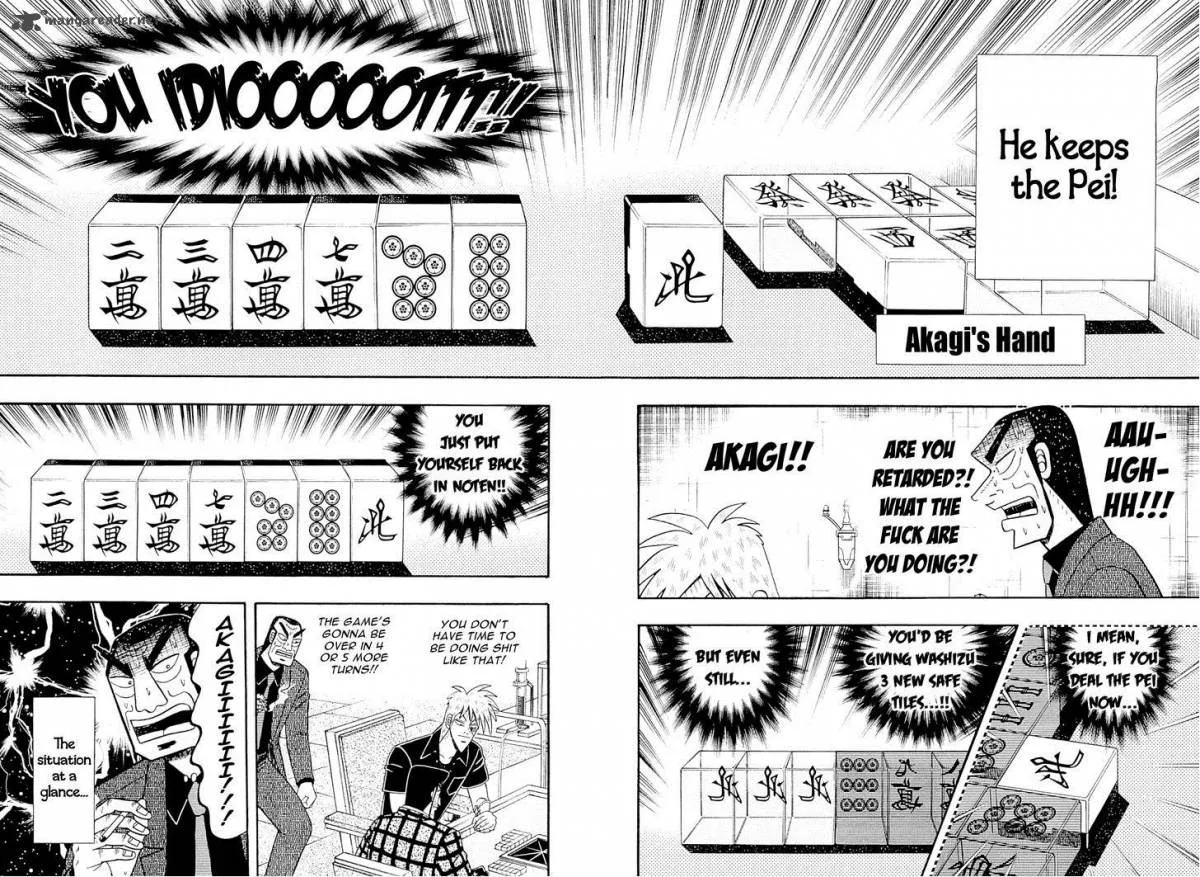 Akagi Chapter 228 page 18