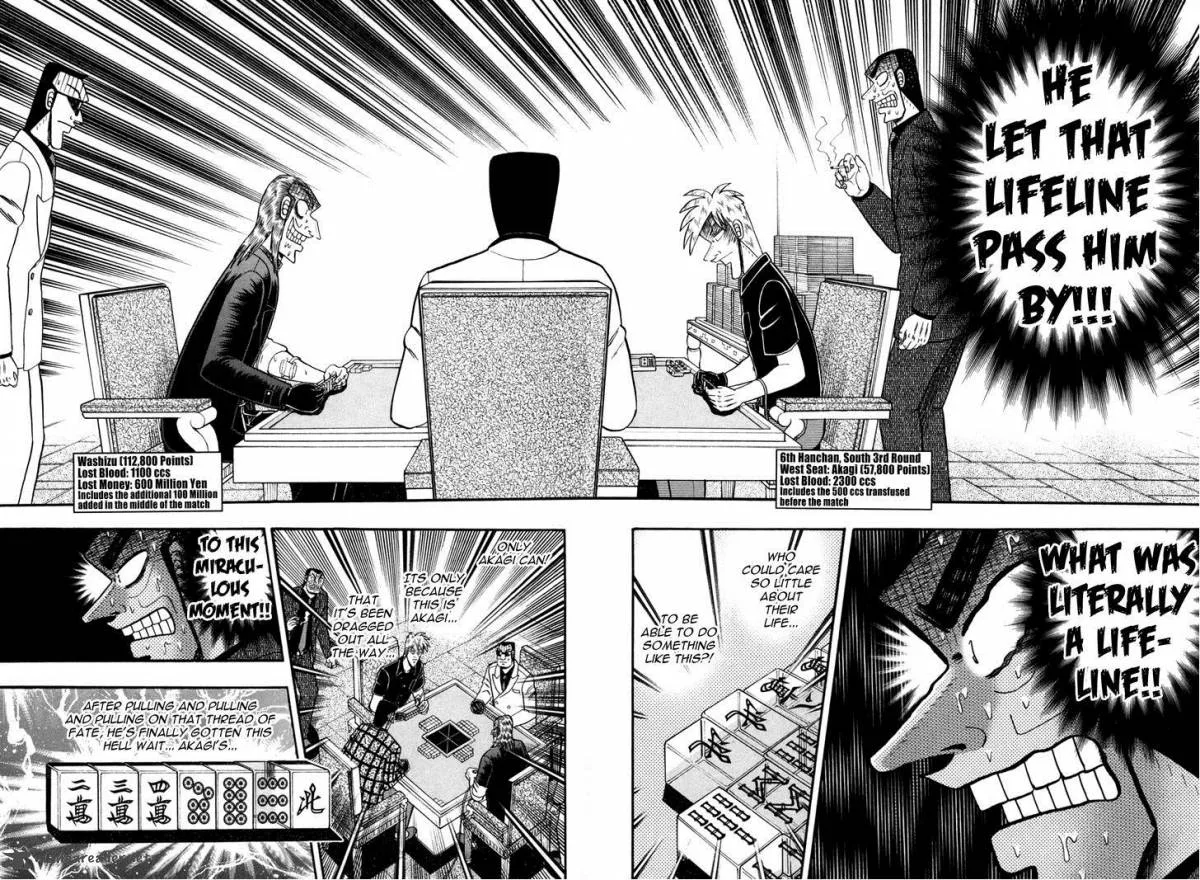 Akagi Chapter 240 page 15