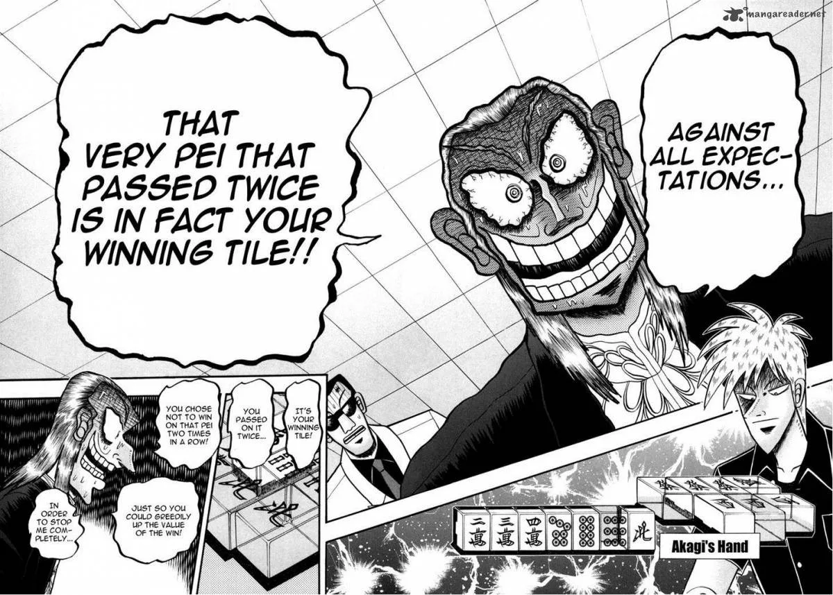 Akagi Chapter 242 page 13