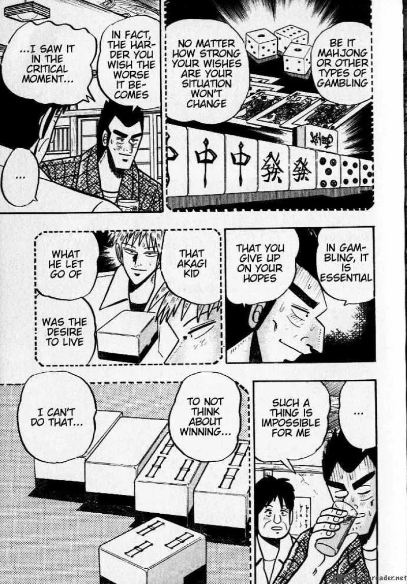 Akagi Chapter 27 page 21