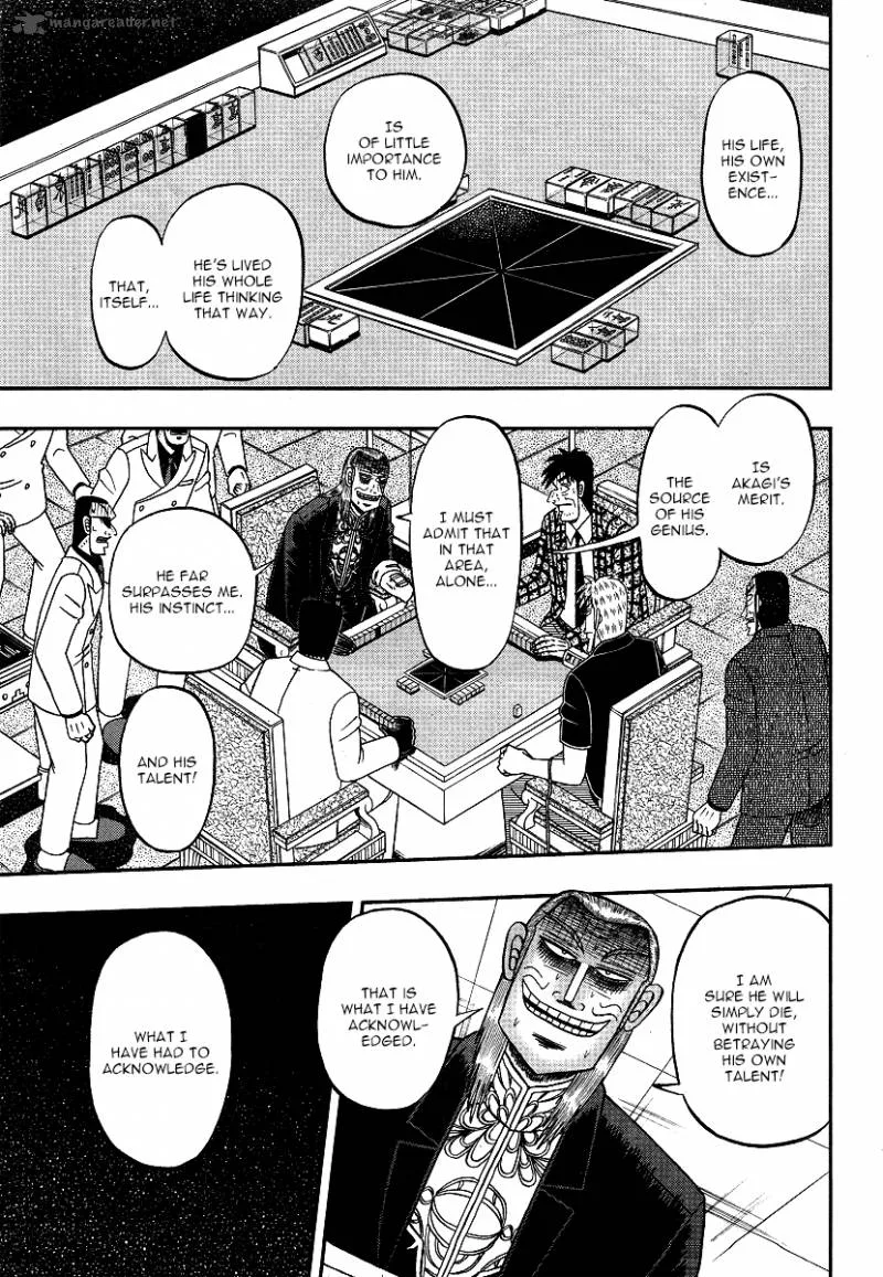 Akagi Chapter 287 page 15