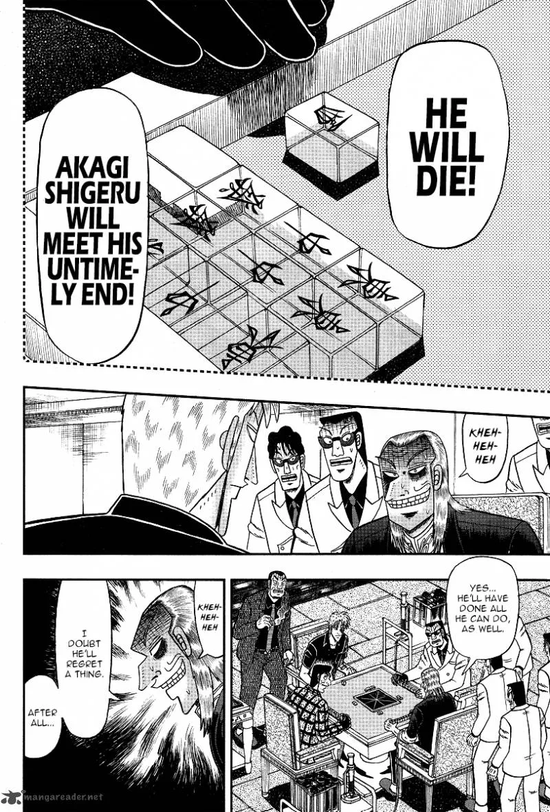 Akagi Chapter 287 page 14