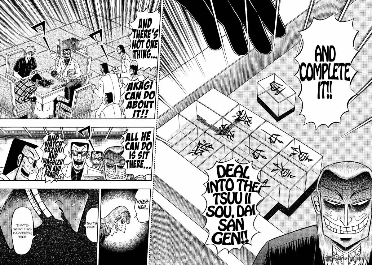 Akagi Chapter 291 page 15