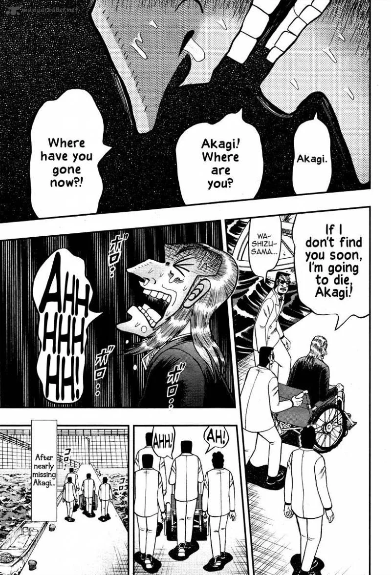 Akagi Chapter 307 page 21