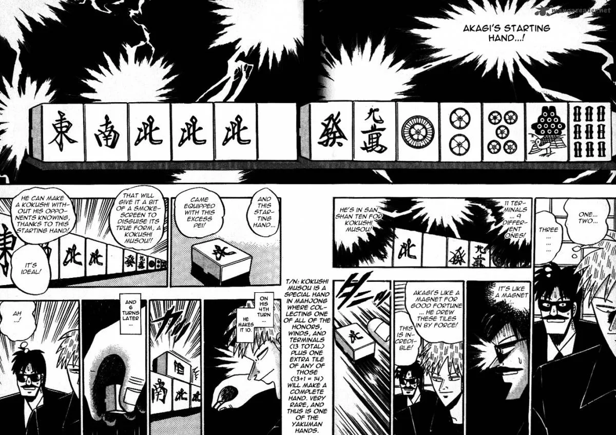 Akagi Chapter 42 page 13