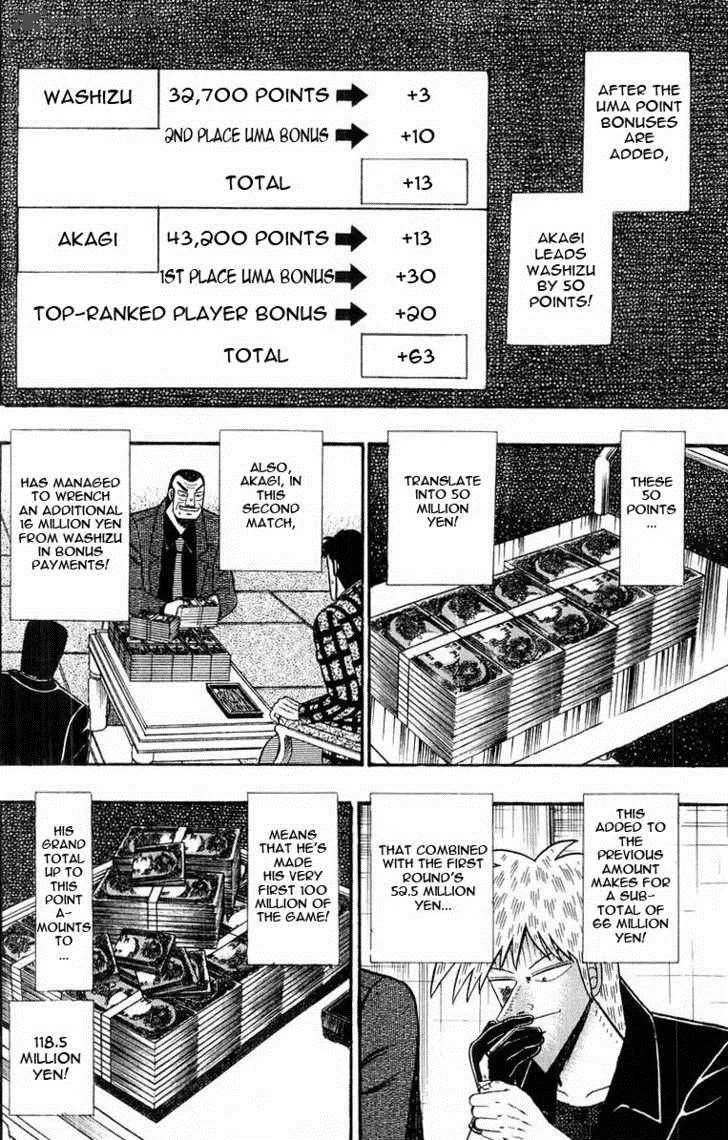 Akagi Chapter 91 page 15
