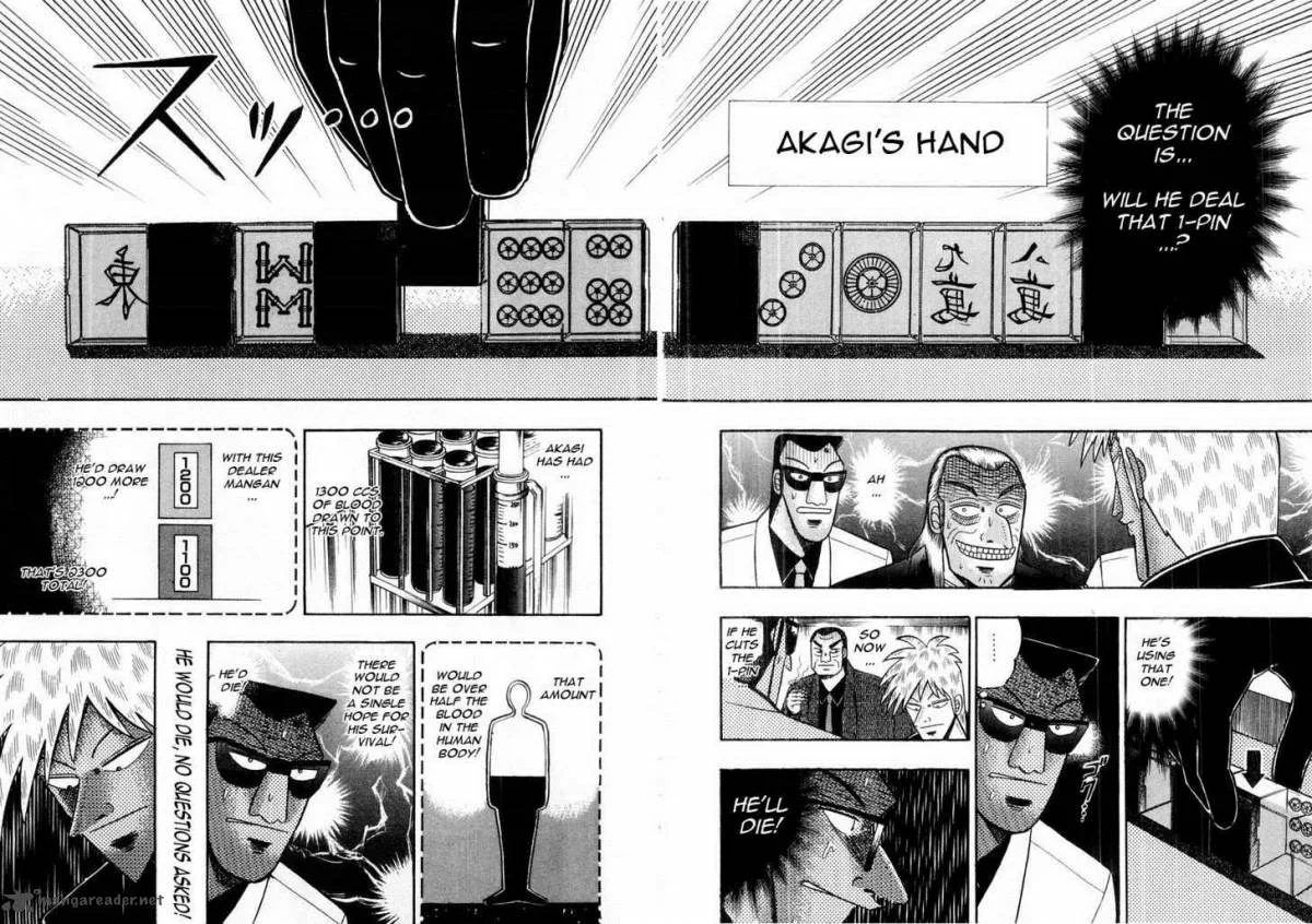 Akagi Chapter 96 page 13