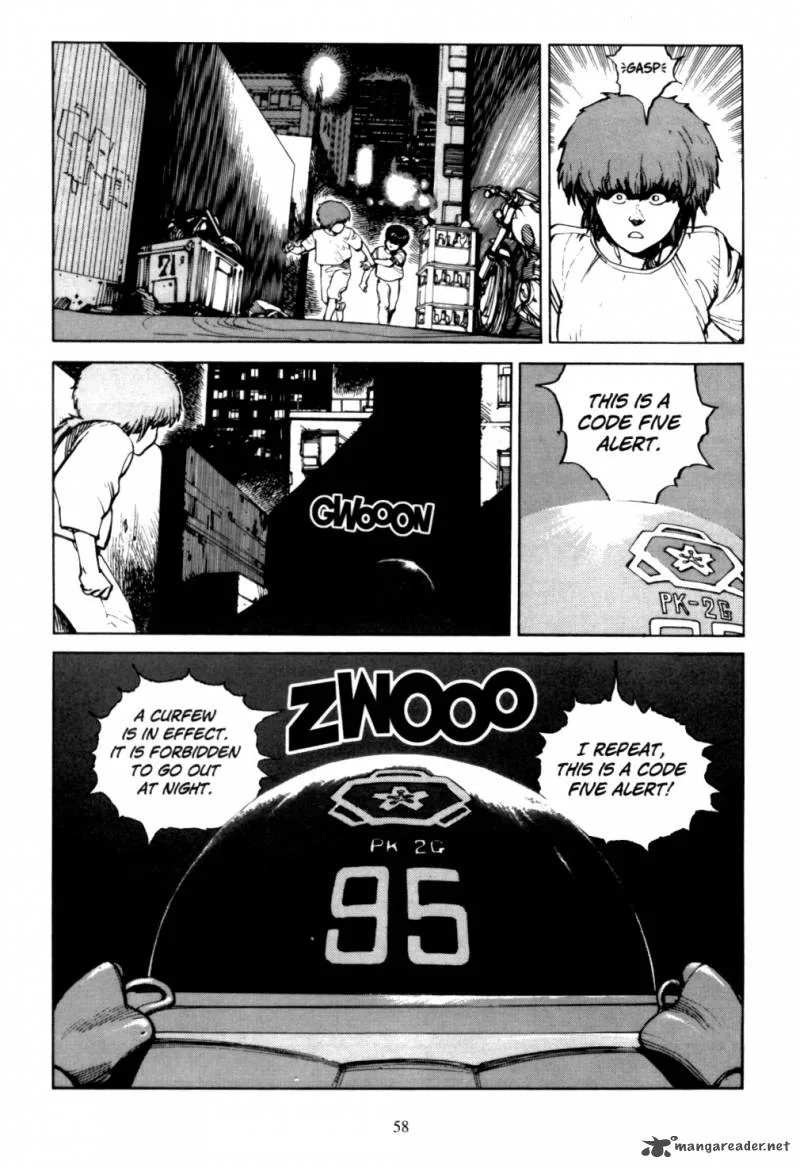 Akira Chapter 3 page 57