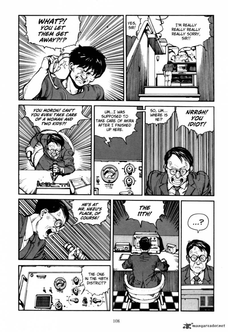 Akira Chapter 3 page 107